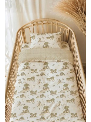 Tba Collection Bebek Boy Nevresim Takımı - 100x150 cm - Tiny Forest