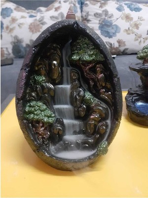 Tütsü Geri Akış Şelale Tütsülük Buhardanlık Tütsü 3 Adet Koni Hediye Nemere