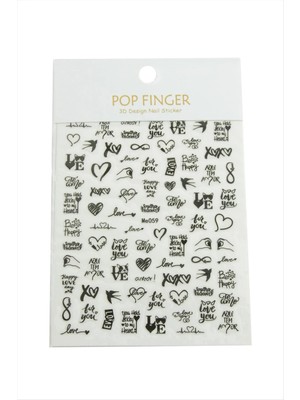 Sonsuzluk Kalp Tattoo Dövme Sticker Nemere