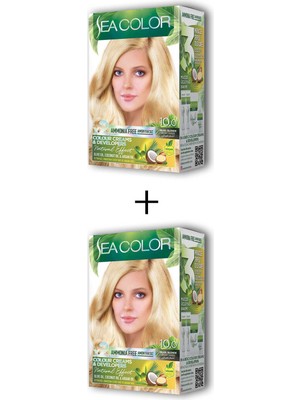 2x2 Tüp Krem Saç Boyası Seti Sedef Sarı No:10.0 Nemere