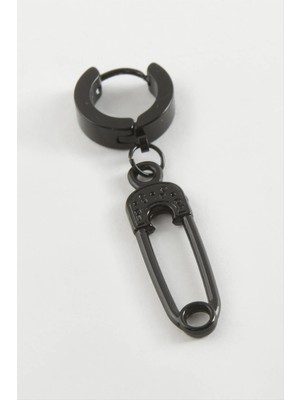 Kuru Kafa Çelik Erkek Küpe 1 Adet Nemere