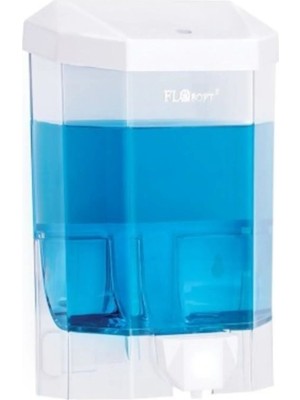 Plastik Büyük Şeffaf Sıvı Sabunluk 1000 Ml. ROYALEKS-F086 Nemere
