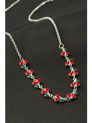 Kiraz Mineli Kolye Nemere