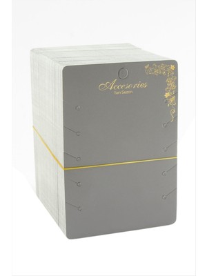 5'li Gri Renkli Bileklik Kartı 200 Adet Nemere