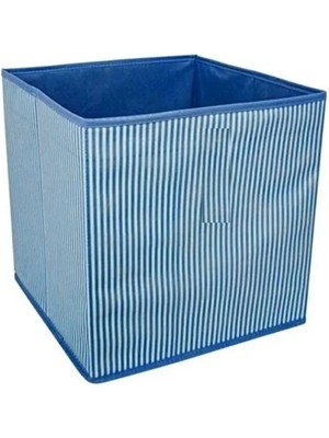 Çok Amaçlı Dolap Içi Düzenleyici Kutu - Mavi Çizgili Nemere