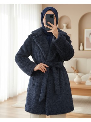 Modamorfo Beli Kuşaklı Cepli Sakallı Kap -Laci