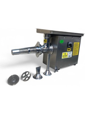 Ader EKS12 ET Kıyma-Salça Makinası 50-80 kg/Saat Gri Renkli 350 Watt Motor Gücü ile