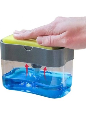 Pompa Mekanizmalı Sünger Hazneli Sıvı Sabunluk Nemere