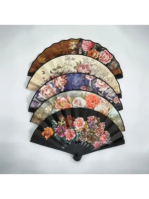 12LI 3 Model Desenli Yelpaze Seti Nemere