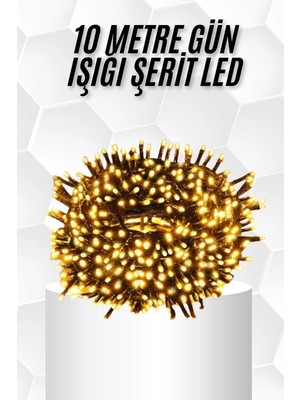 10 Metre LED Işık Gün Işığı Her Ortama Uygun Ampüllü Nemere