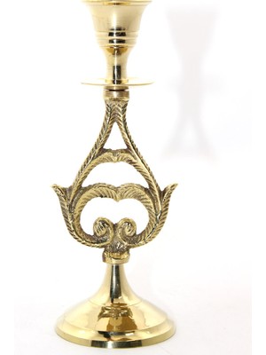 Tekli Pirinç Şamdan Model 6 Nemere