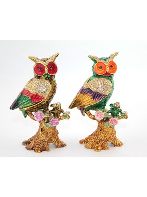 Swarovski Taşlı Tekli Baykuş  Nemere