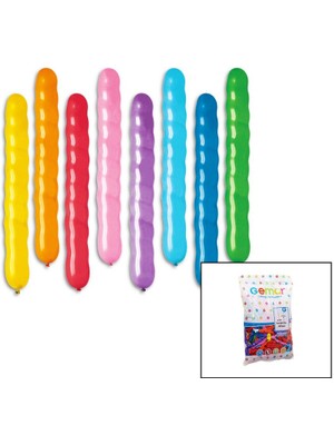 Nemere Balon Uzun Burgulu 31 Inç - H.80CM - 100PCS ( Paket Içinde 100 Adet Vardır ) (4887)