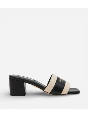 Steve Madden Knoxville  Black Leat Kadın Siyah Terlik Knoxville