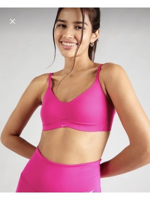 Nike Alate Minimalist Light-Support Padded Pembe Kadın Sporcu Sütyeni DM0526-615
