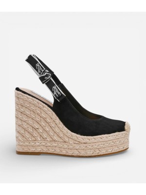 Steve Madden Demmi  Black Sued Kadın Siyah Sandalet Demmi