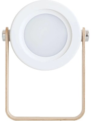  Jp-Dld Kamp Lambası Görünümlü Dekoratif Gece Lambası - Beyaz Nemere