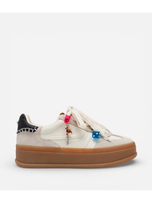 Steve Madden Offtrack-D  Bone Multi Kadın Krem Sneakers Offtrack-D