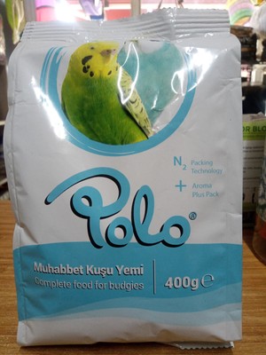Polo Muhabbet Kuşu Yemi 400 Gram x 2 Adet