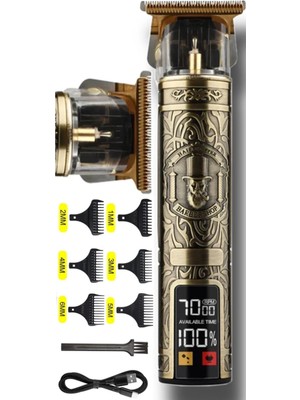 IP-0685 Profesyonel Saç Sakal Ense Vücut Lazer Öncesi Kuaförlere Özel Tıraş Makinesi Demir Ka
