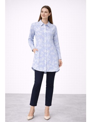 Kayra Yaprak Işlemeli Tunik 21042