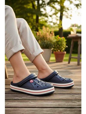 Moda Fiesta Lavivert Cross Terlik – Ortopedik, Kaymaz Taban, Günlük Ev & Bahçe Terliği