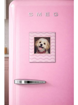 Keskatla Dalga Desenli Pola Manyetik Fotoğraf Çerçevesi