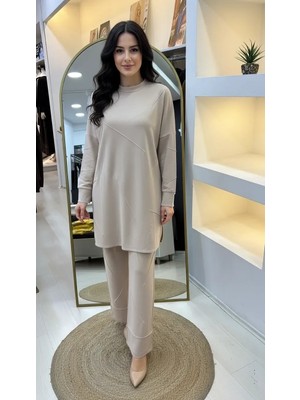Invee Modal Kumaş Takim 7239 Vanilya