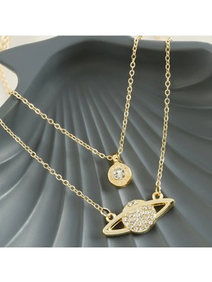 Satürn Yeni Sezon Ikili Kolye Nemere