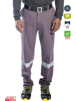 Frekans İş Güvenliği Safesawa Oscar Kışlık 7/7 Gri Pantolon 2142