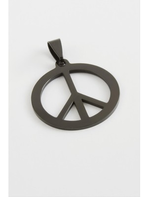 Barış Işareti Çelik Kolye Ucu 2,5 cm Nemere