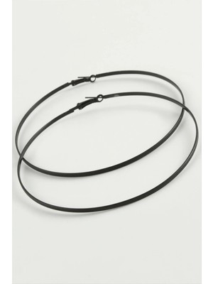 Noktalı Metal Halka Küpe 8-9-10 cm Nemere