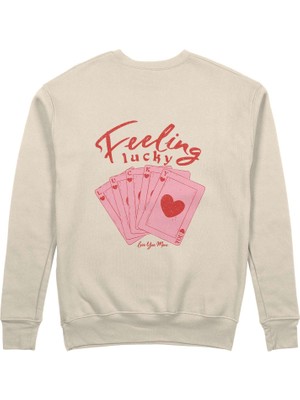 The Lucid Lab Feeling Lucky Sweatshirt - Bej