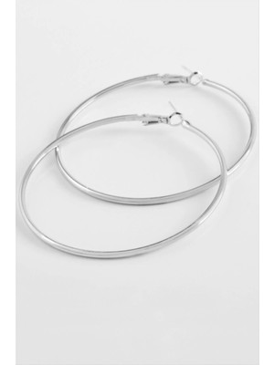 Metal Halka Küpe 6 cm Nemere