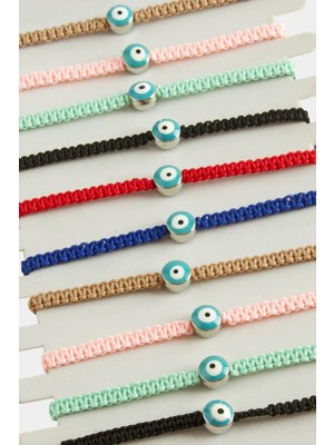 Nazar Makrome Örgülü Bileklik Nemere