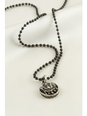 Osmanlı Bayrağı Top Zincirli Erkek Kolye Nemere