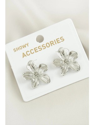 Orkide Trend Metal Küpe Nemere