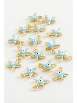 Deniz Yıldızı Tek Kulplu Mineli Bileklik ve Kolye Ucu Aparatı 1 Adet Nemere