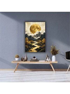 Japon Sanatı Temalı Dekoratif Cam Tablo