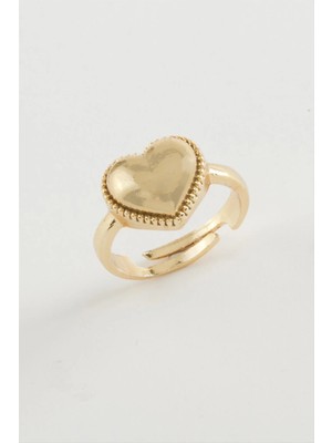 Kalp Metal Yüzük Nemere