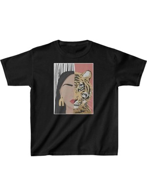 Nemere Baskılı T-Shirt - Siyah