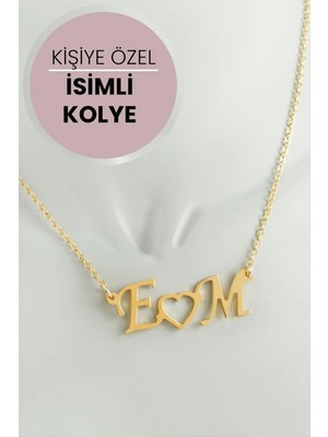 Kişiye Özel Isim Yazılı Kolye Nemere