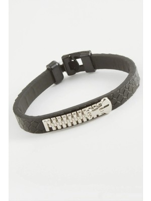 Fermuar Kaliteli Suni Deri Bileklik Nemere