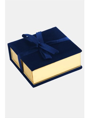 Kurdale Kadife Ahşap Lüx Set Kolye Kutusu Nemere