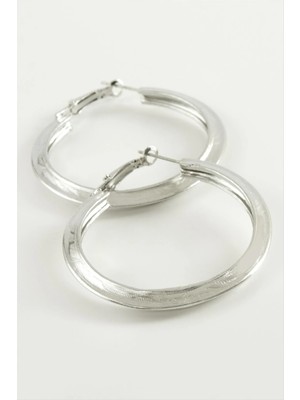 Salkım Desenli Halka Küpe 6 cm Nemere