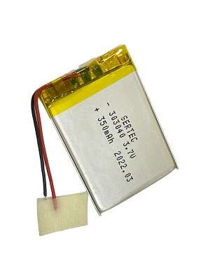 303040 3.7V 350 Mah Li-Polymer Pil (DEVRELI/1.5A) Nemere