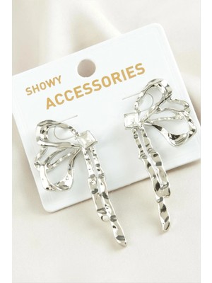 Fiyong Taşlı Trend Metal Küpe Nemere