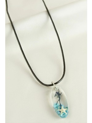 Elips Epoksi Kolye Nemere