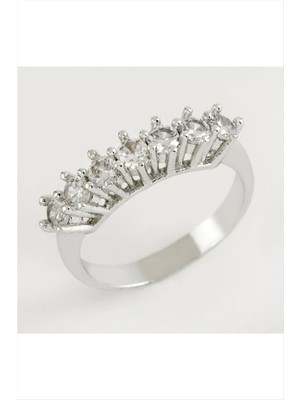 Zirkon Yedi Taşlı Yüzük Nemere