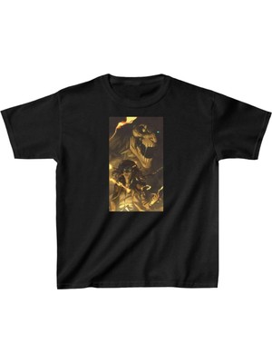 Nemere Baskılı T-Shirt - Siyah